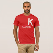 KASHANI Mannen Basic Bella Canvas T-Shirt (Voorkant volledig)