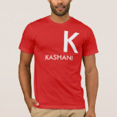 KASHANI Mannen Basic Bella Canvas T-Shirt (Voorkant)