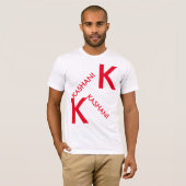 KASHANI Mannen Basic Bella Canvas T-Shirt (Voorkant volledig)