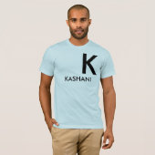 KASHANI Mannen Basic Bella Canvas T-Shirt (Voorkant volledig)