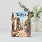 Kashgar China Briefkaart (Staand voorkant)