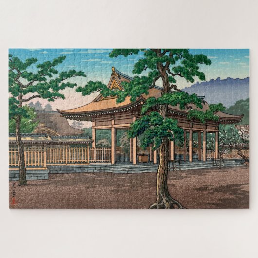 Kashihara Shrine van Tsuchiya Koitsu Legpuzzel (Horizontaal)