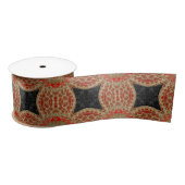 Kashmid Scarlet Baroque Satijnen Lint (Spoel)