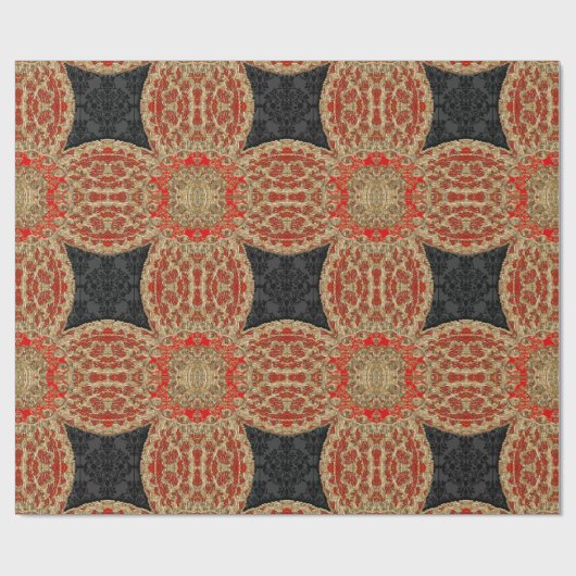 Kashmid Scarlet Cadeaupapier (Vlak)