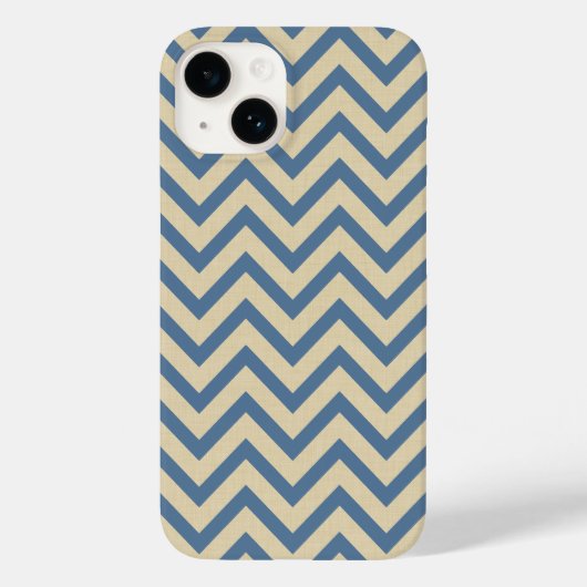 Kashmir Blue Spice Moods Chevrons Case-Mate iPhone Case (Achterkant)