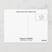 Kashmir Blue Spice Moods India Briefkaart (Achterkant)