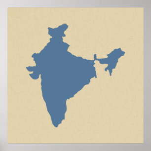Kashmir Blue Spice Moods India Poster