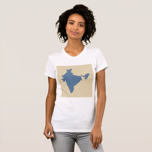 Kashmir Blue Spice Moods India T-shirt (Voorkant volledig)