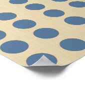 Kashmir Blue Spice Moods Stippen met olifant Poster (Hoek)