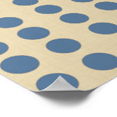 Kashmir Blue Spice Moods Stippen Poster (Hoek)