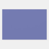Kashmir Blue - unieke all-occasion effen kleur Inpakpapier Vel (Voorkant 3)