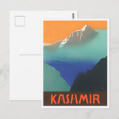 Kashmir India vintage-reis Briefkaart (Voorkant / Achterkant)