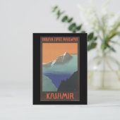 Kashmir Indische staatsspoorwegen Briefkaart (Staand voorkant)