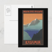 Kashmir Indische staatsspoorwegen Briefkaart (Voorkant / Achterkant)