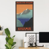 Kashmir Indische staatsspoorwegen Poster (Thuiskantoor)