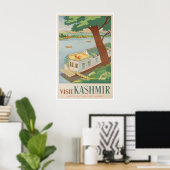 Kashmir Kunst India Reisposter Indiase Print (Thuiskantoor)
