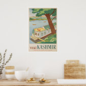 Kashmir Kunst India Reisposter Indiase Print (Keuken)