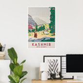 Kashmir Kunst India Reisposter Print Indiase Bord (Thuiskantoor)