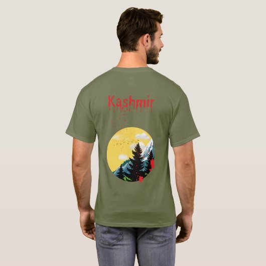 Kashmir nieuw T-shirt ontwerp (Achterkant volledig)