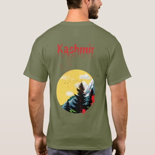 Kashmir nieuw T-shirt ontwerp (Achterkant)