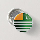 Kashmir Ronde Icon Flag Button 3,2 Cm (Voorkant /achterkant)