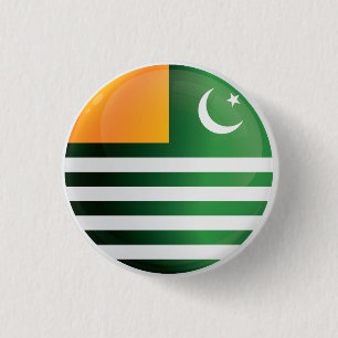 Kashmir Ronde Icon Flag Button 3,2 Cm