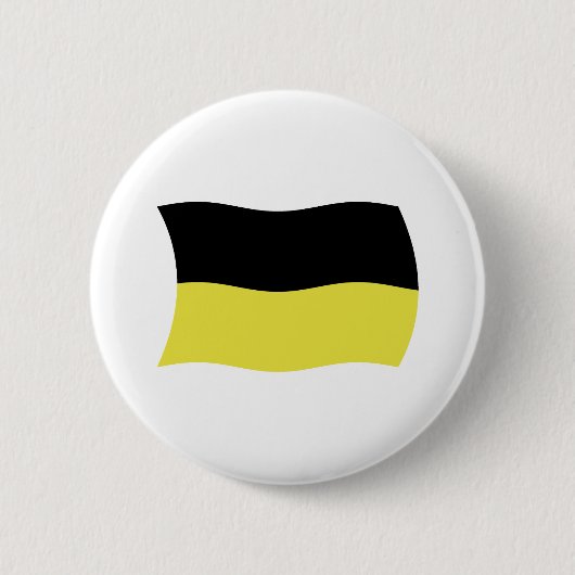 Kashoebische Vlag Knop Ronde Button 5,7 Cm (Voorkant)