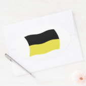 Kashoebische Vlag Sticker (Envelop)