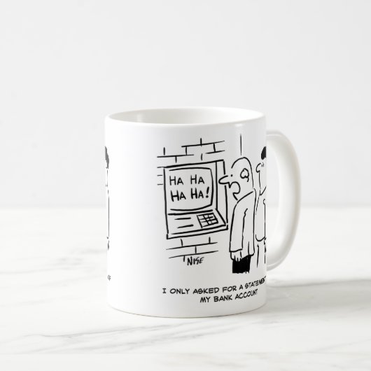 Kashpoint Machine Laughs bij Customer Kaart Koffiemok (Voorkant rechts)