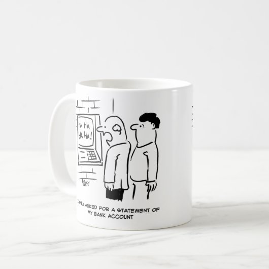 Kashpoint Machine Laughs bij Customer Kaart Koffiemok (Voorkant links)