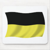 Kashubians Flag Mousepad Muismat (Voorkant)