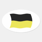 Kashubians Flag Sticker (Voorkant)