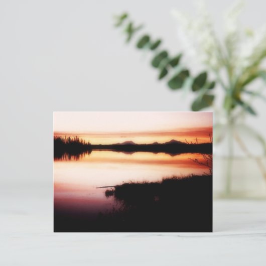 Kashwitna Reflections Briefkaart (Staand voorkant)