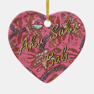 Kasia Batik Keramisch Ornament