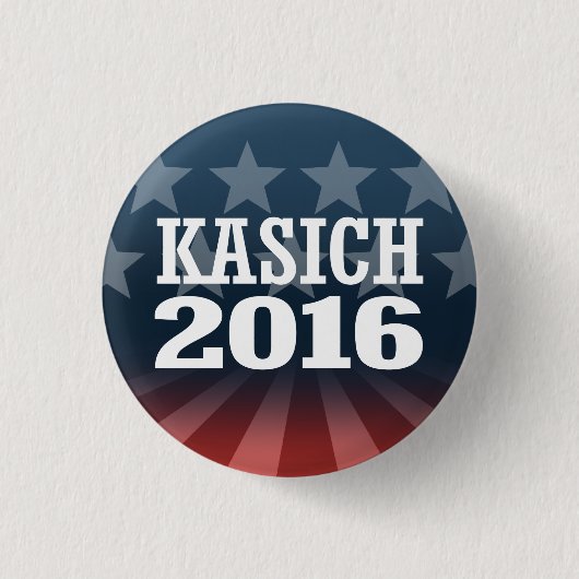 KASICH 2016 RONDE BUTTON 3,2 CM (Voorkant)