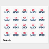 Kasich Logo Ronde Sticker (Vel)