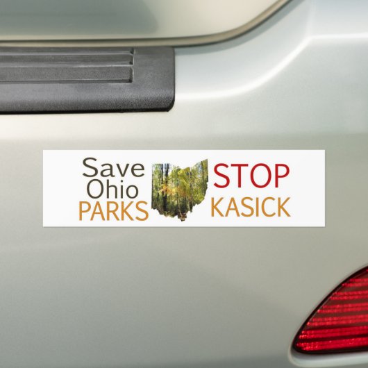 KaSICK-parken stoppen Bumpersticker (Op auto)