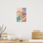 Kasjmierkleurige vloeistof poster (Keuken)