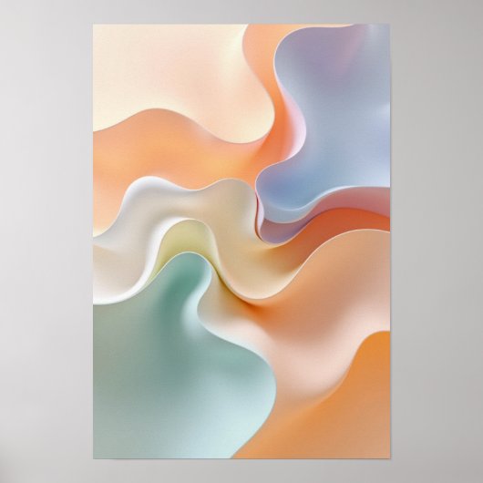 Kasjmierkleurige vloeistof poster (Voorkant)