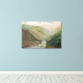 Kasjmir, c.1860 canvas afdruk (Insitu (Houten vloer))