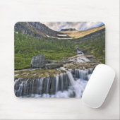 Kaskadestroom, Glacier National Park, Muismat (Met muis)