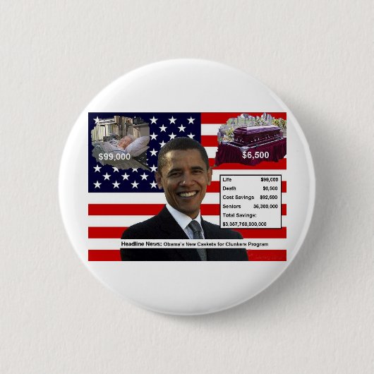 KASKETS VOOR KLUNKERS RONDE BUTTON 5,7 CM (Voorkant)