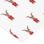 Kasky Cute Kerstrendiertje met warme chocolade Tafelkleed (Gekanteld)