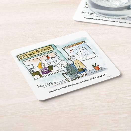 Kasmiddelen voor Clunkers Kartonnen Onderzetters (Schuin)