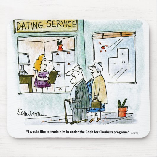 Kasmiddelen voor Clunkers Muismat (Voorkant)