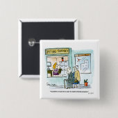 Kasmiddelen voor Clunkers Vierkante Button 5,1 Cm (Voorkant /achterkant)