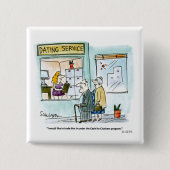 Kasmiddelen voor Clunkers Vierkante Button 5,1 Cm (Voorkant)