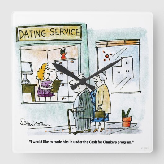 Kasmiddelen voor Clunkers Vierkante Klok (Voorkant)