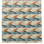 Kasogo & Himedai - Japanse vis van Hiroshige Douchegordijn (Voorkant)