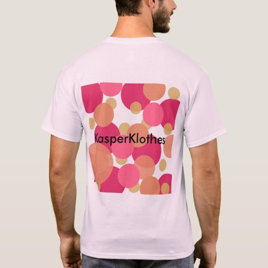 KasperArt Studio Mannen Basic T-Shirt (Achterkant)